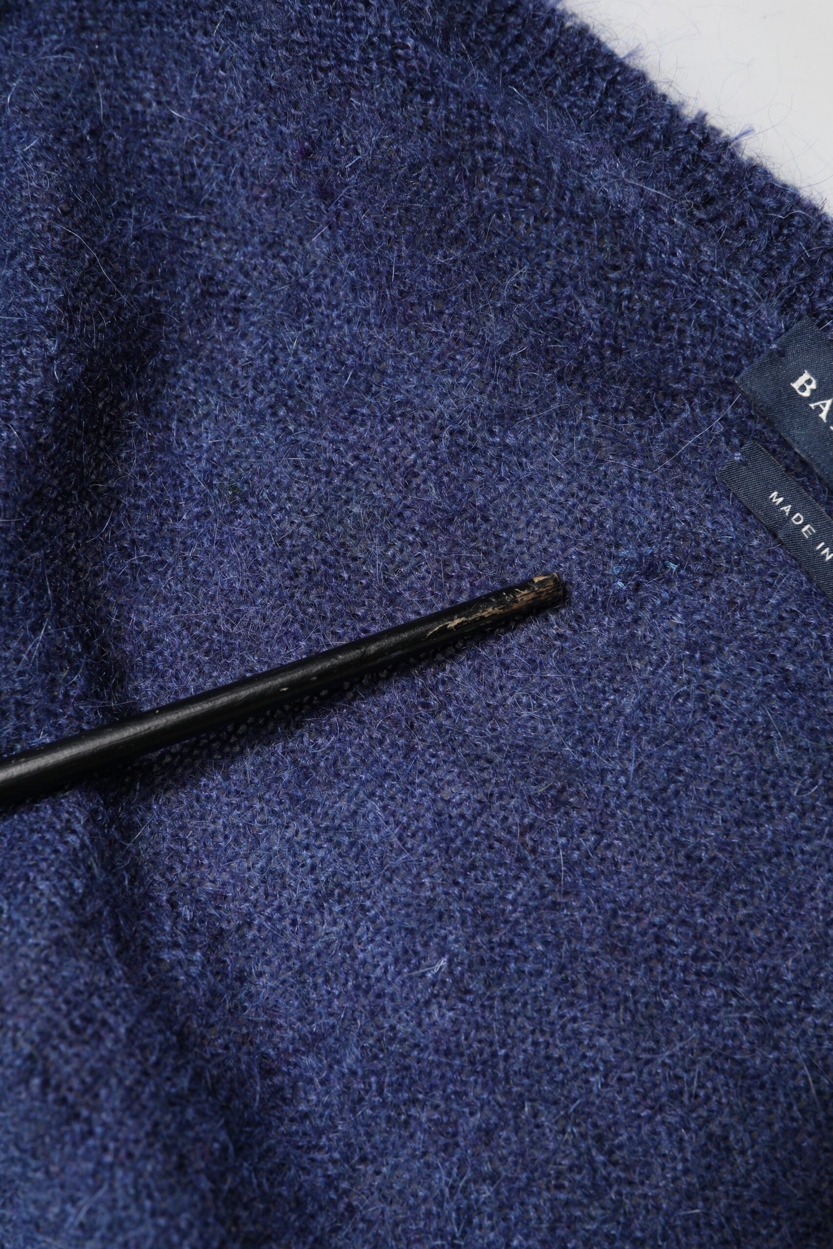 Dark Blue Long Sleeves Overcoat Cardigan Sweater