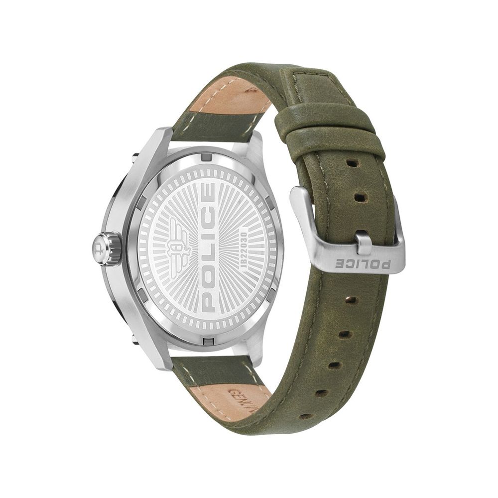 Green Leather Watch