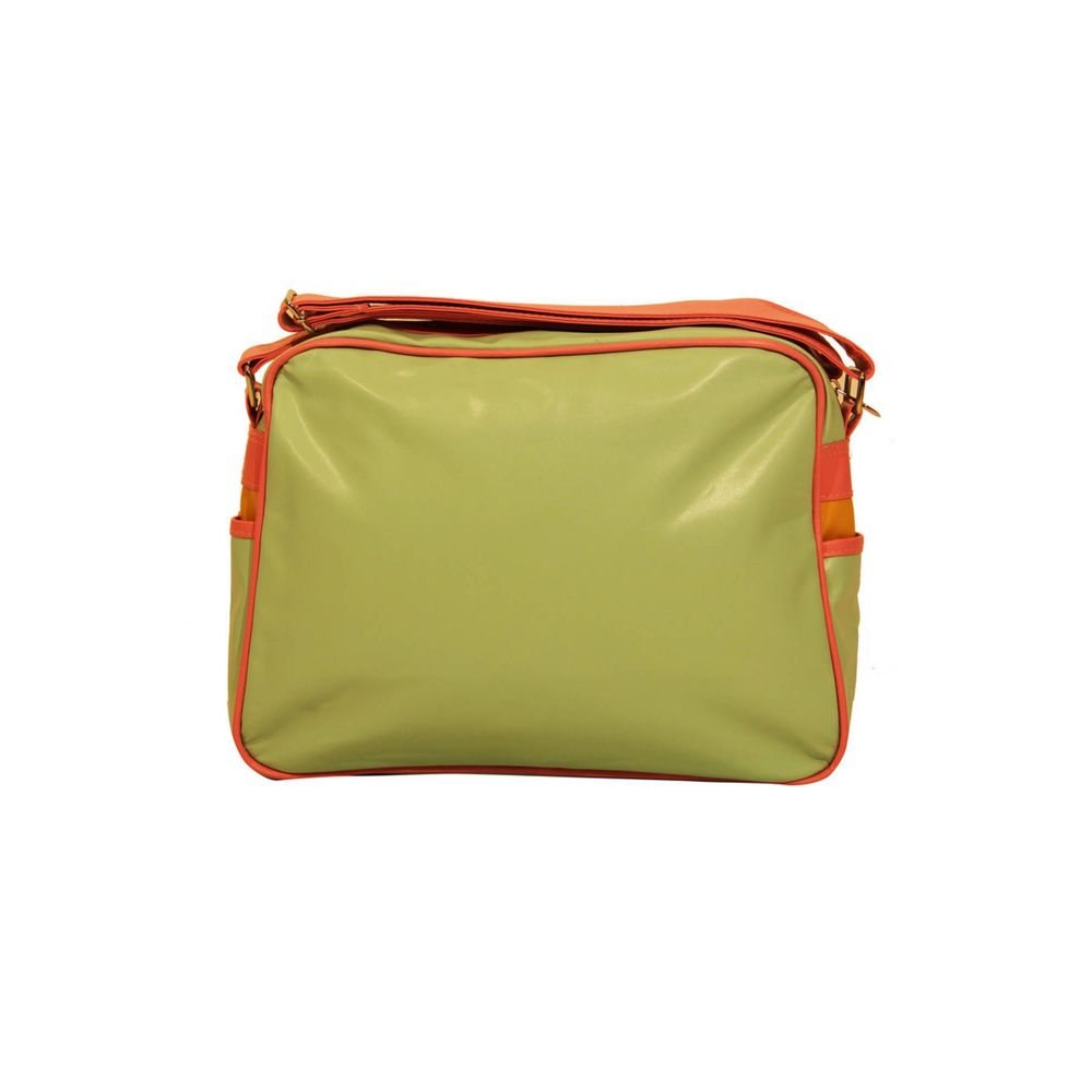 Green Synthetic Handbag