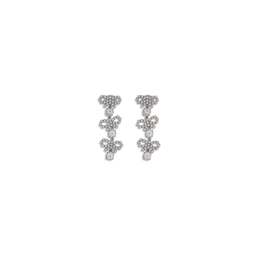 Silver Metal Earrings