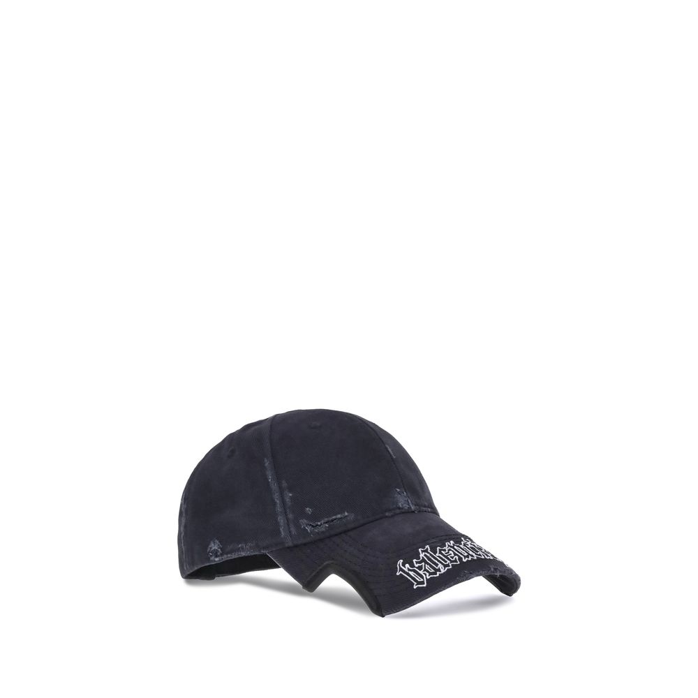 Black Cotton Cap (Baseball Hat)