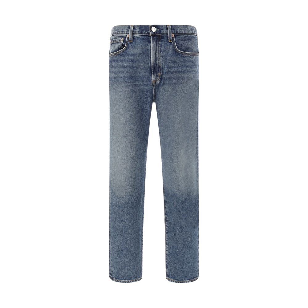 Blue Cotton Skinny Jeans