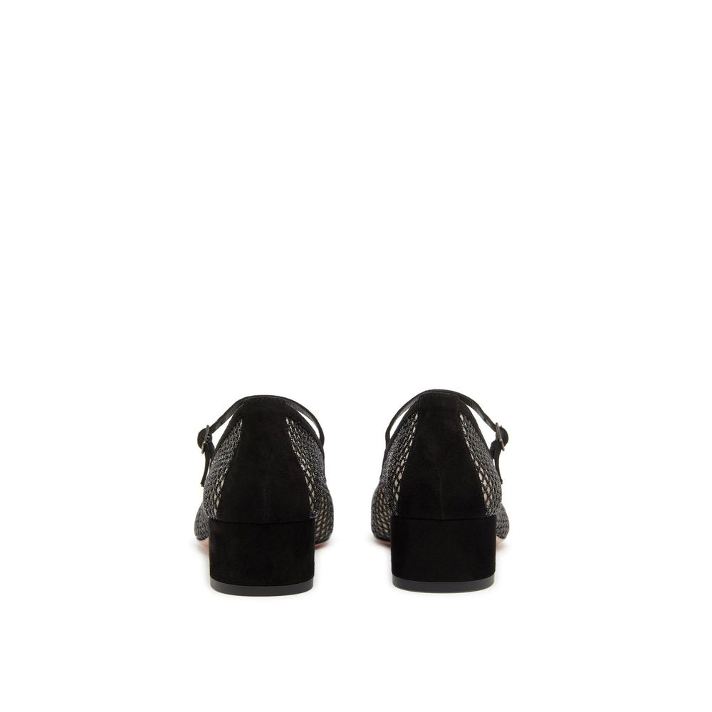 Black Calfskin Pumps