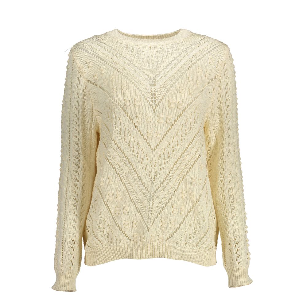 White Polyester Sweater