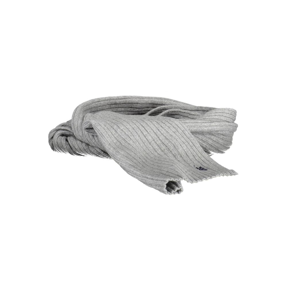 Gray Wool Scarf