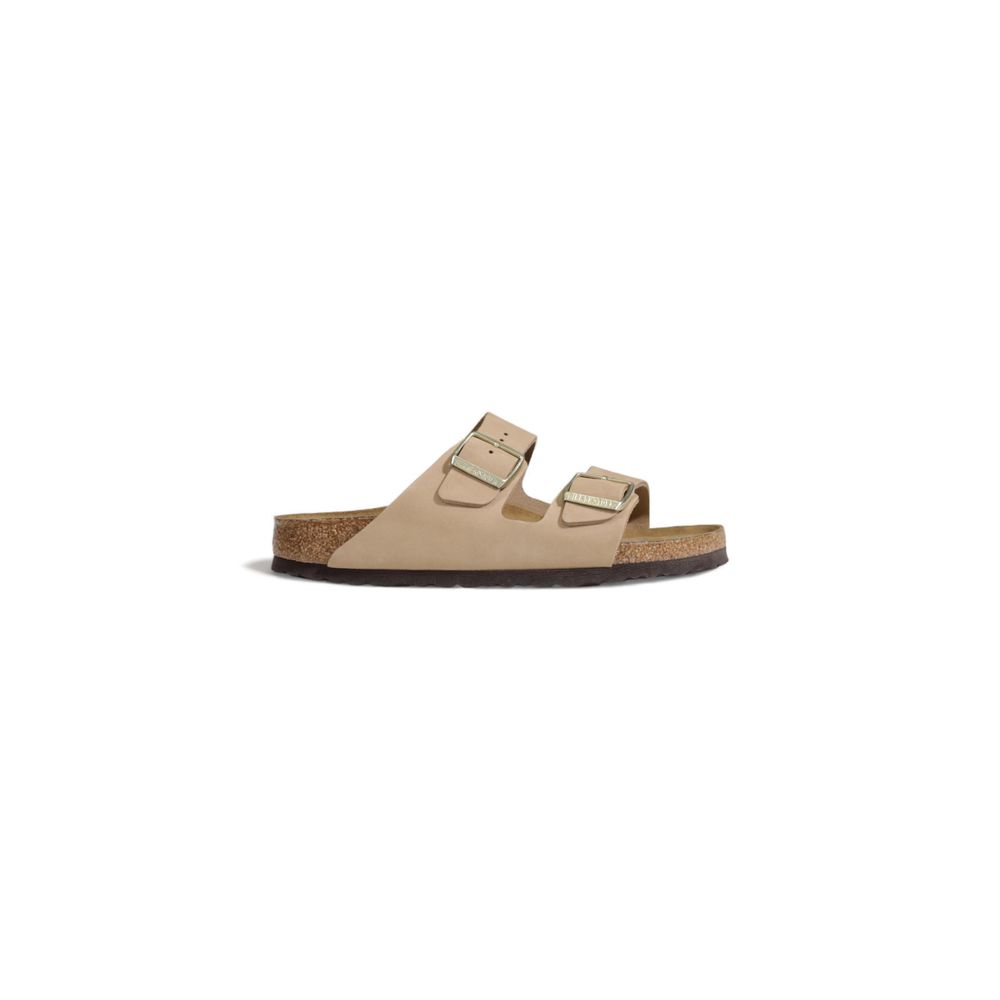 Beige Nubuc Leather Sandal