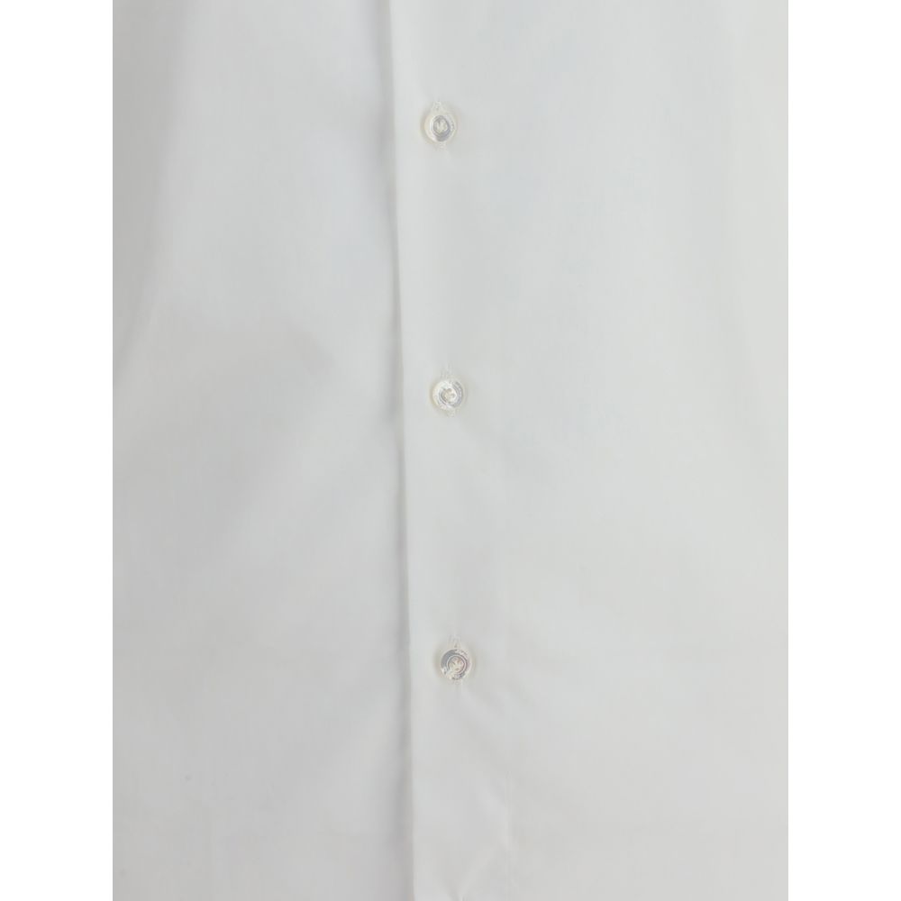 White Cotton Dress Shirt