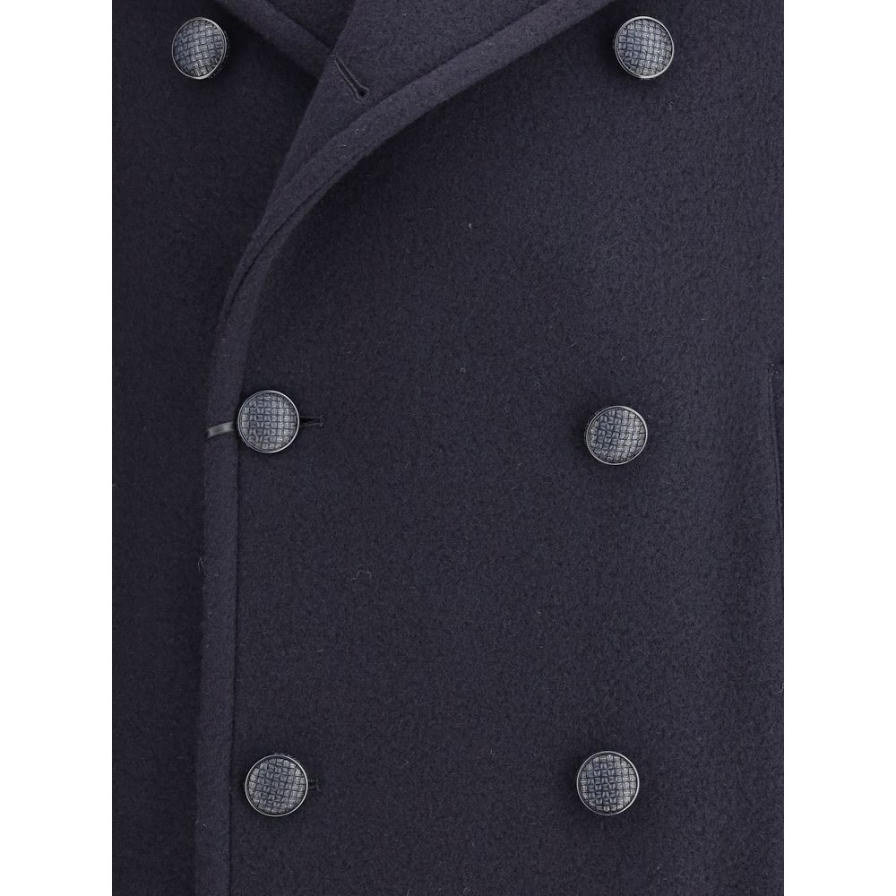 Blue Wool Coat