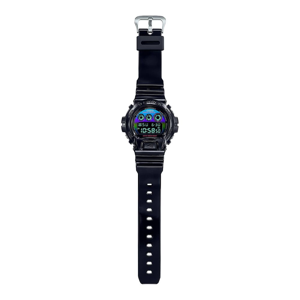 Black Resin Sport Watch