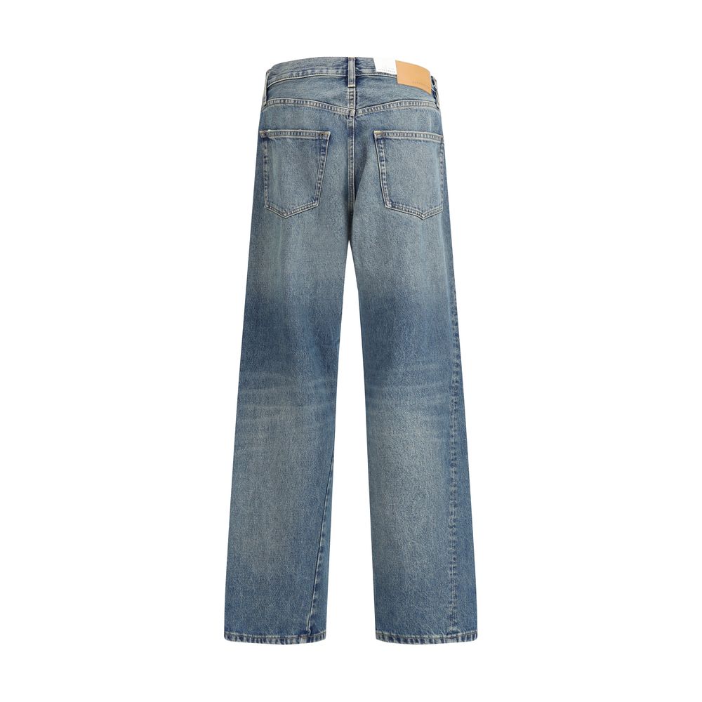 Blue Cotton Jeans Denim