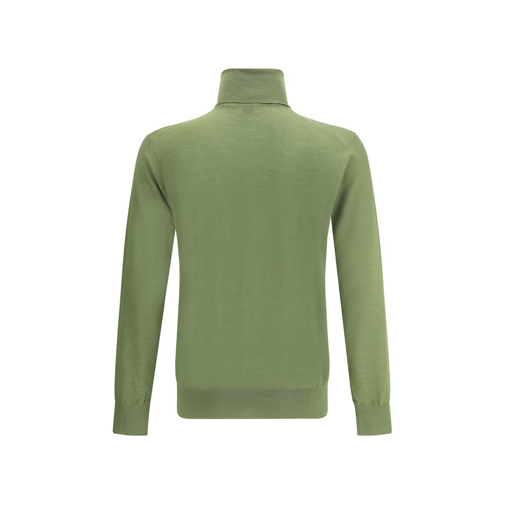Green Wool Turtleneck