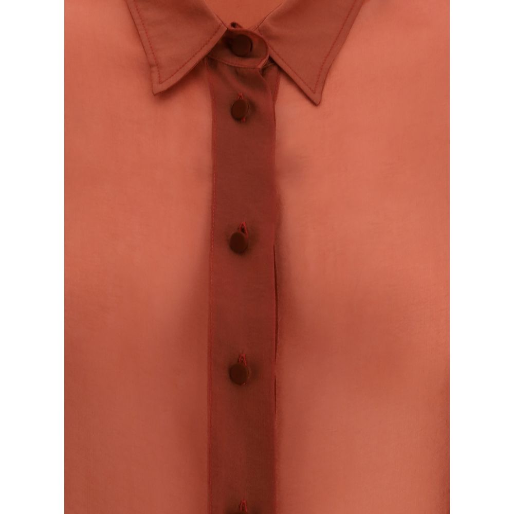 Orange Copper Dress Shirt