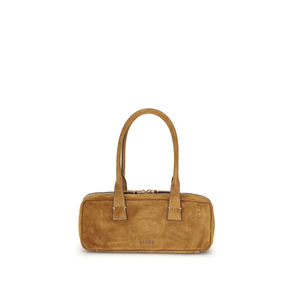 Beige Calf Leather Bos Taurus Shoulder Bag