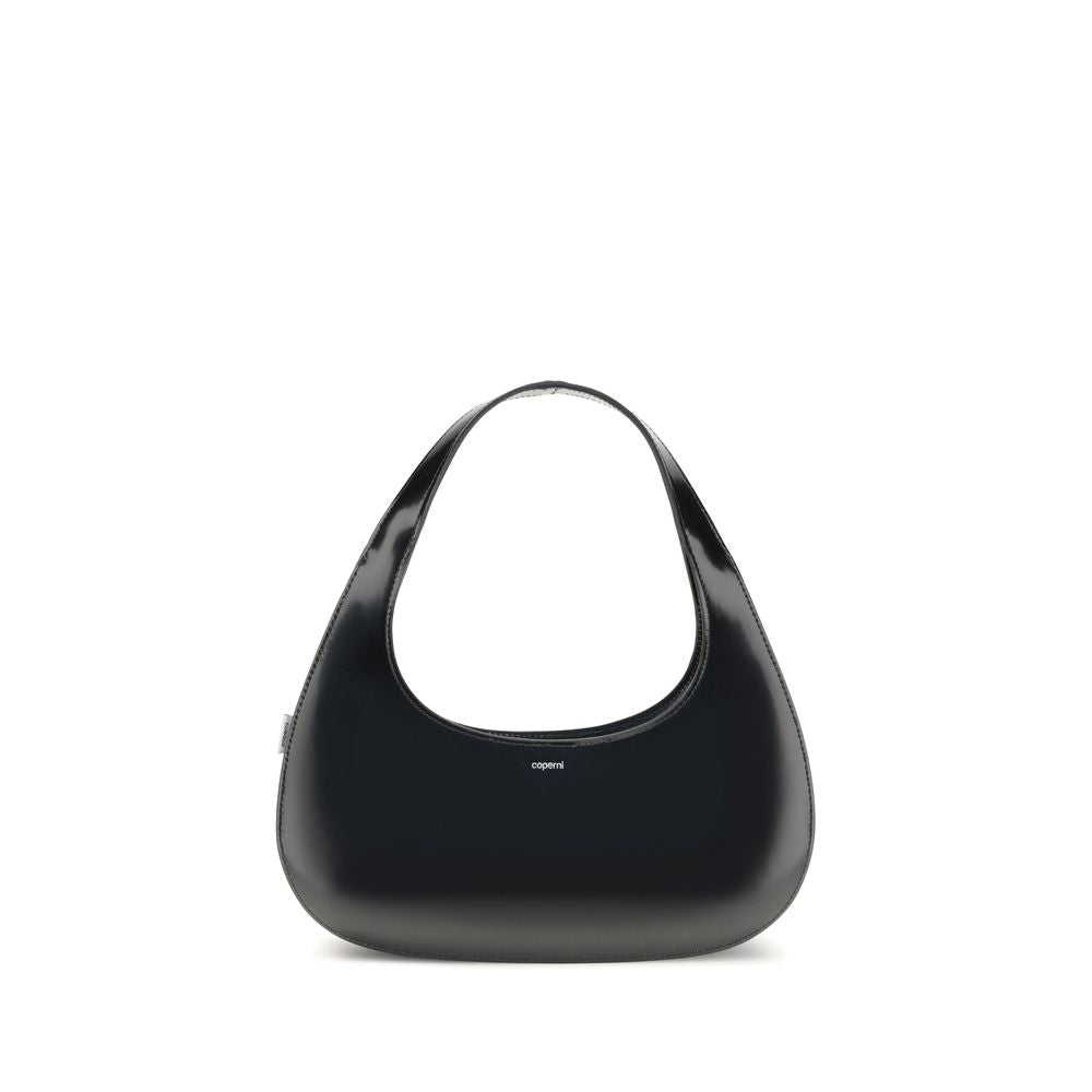 Black Leather Shoulder Bag