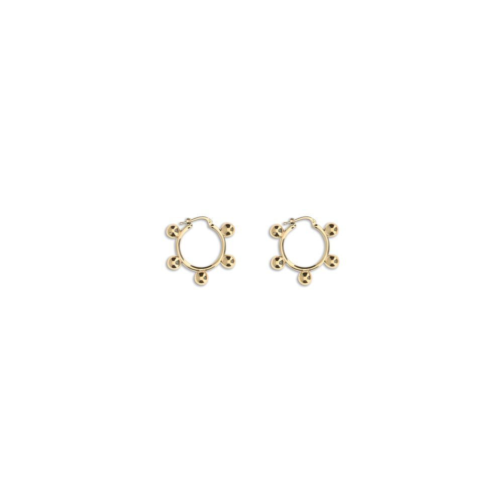 Gold Brass Earrings