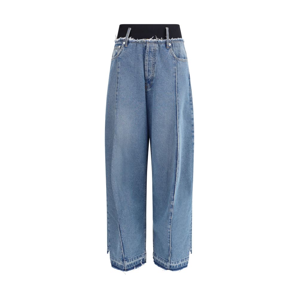Elastic waist Jeans