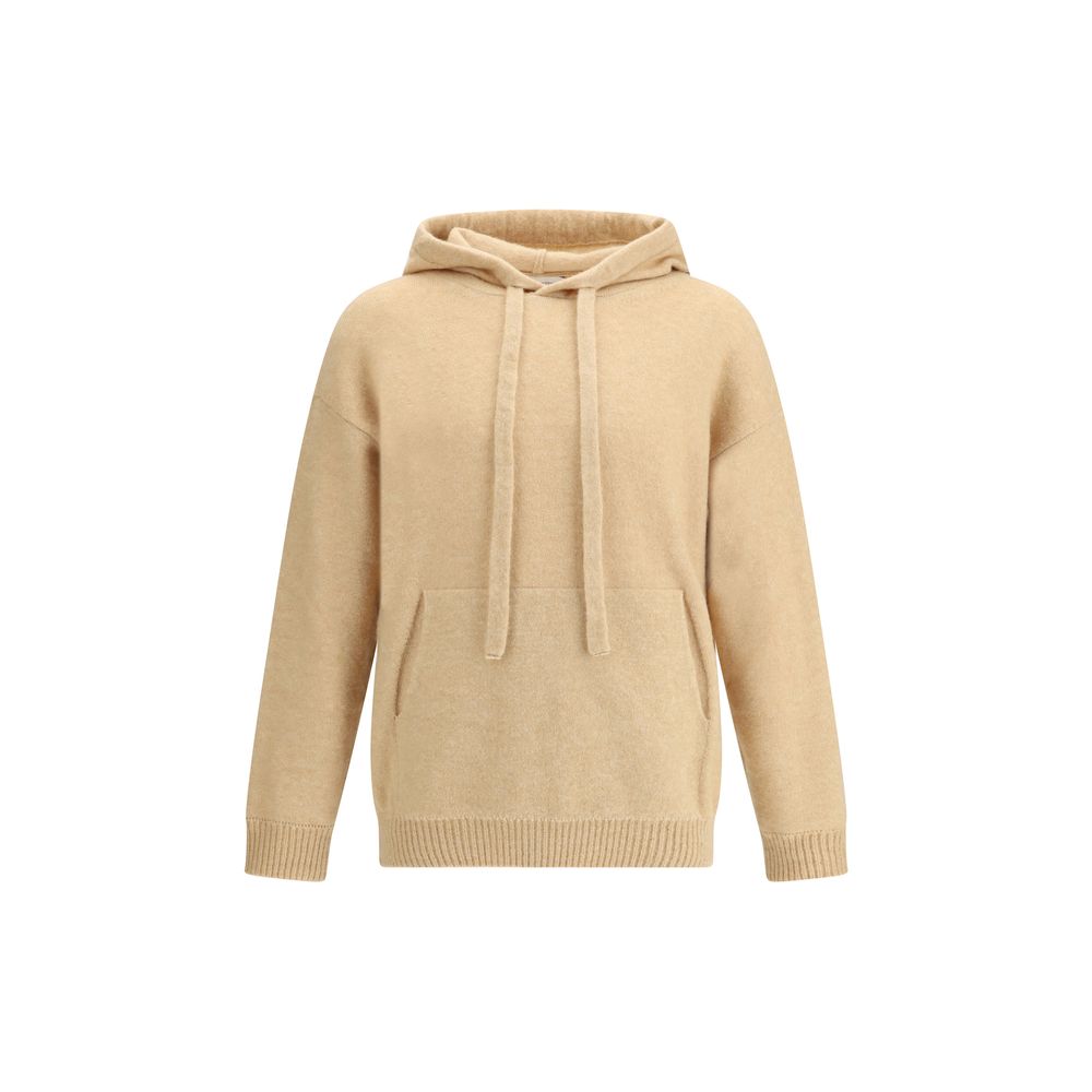 Beige Cashmere Hoodie