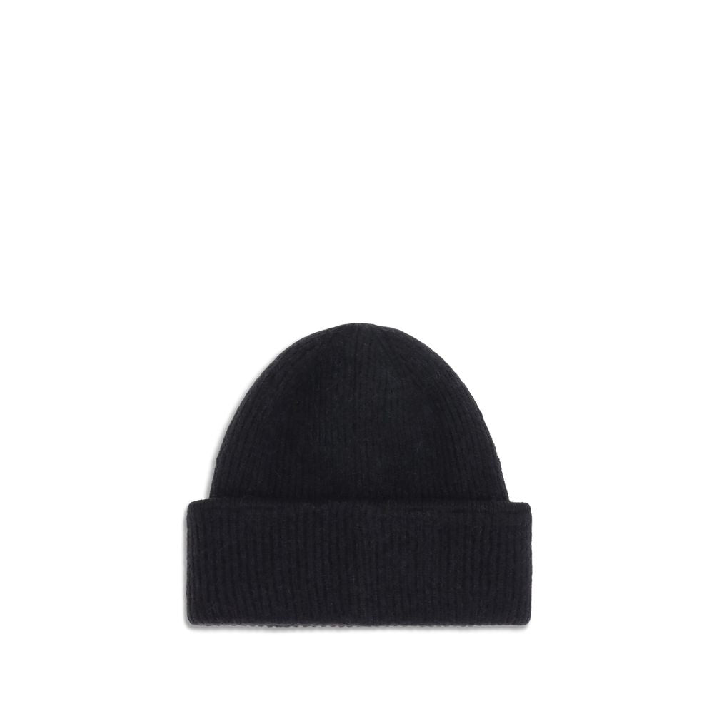 Black Alpaca Vicugna Pacos Beanie