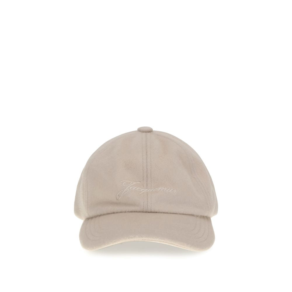 Beige Wool Cap (Baseball Hat)