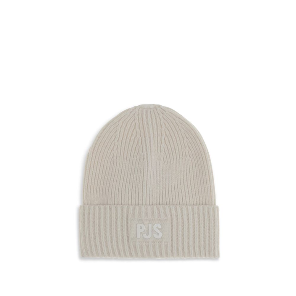 White Wool Beanie