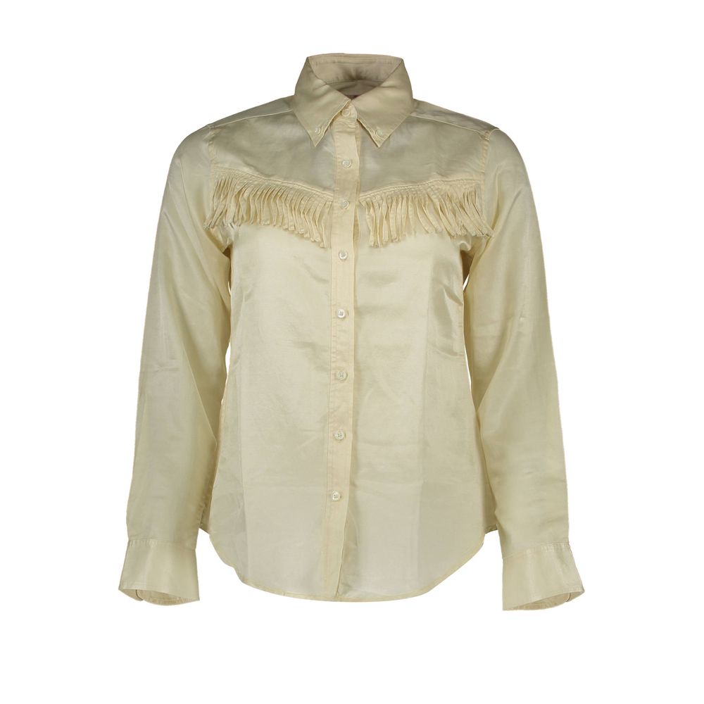 Beige Cotton Shirt