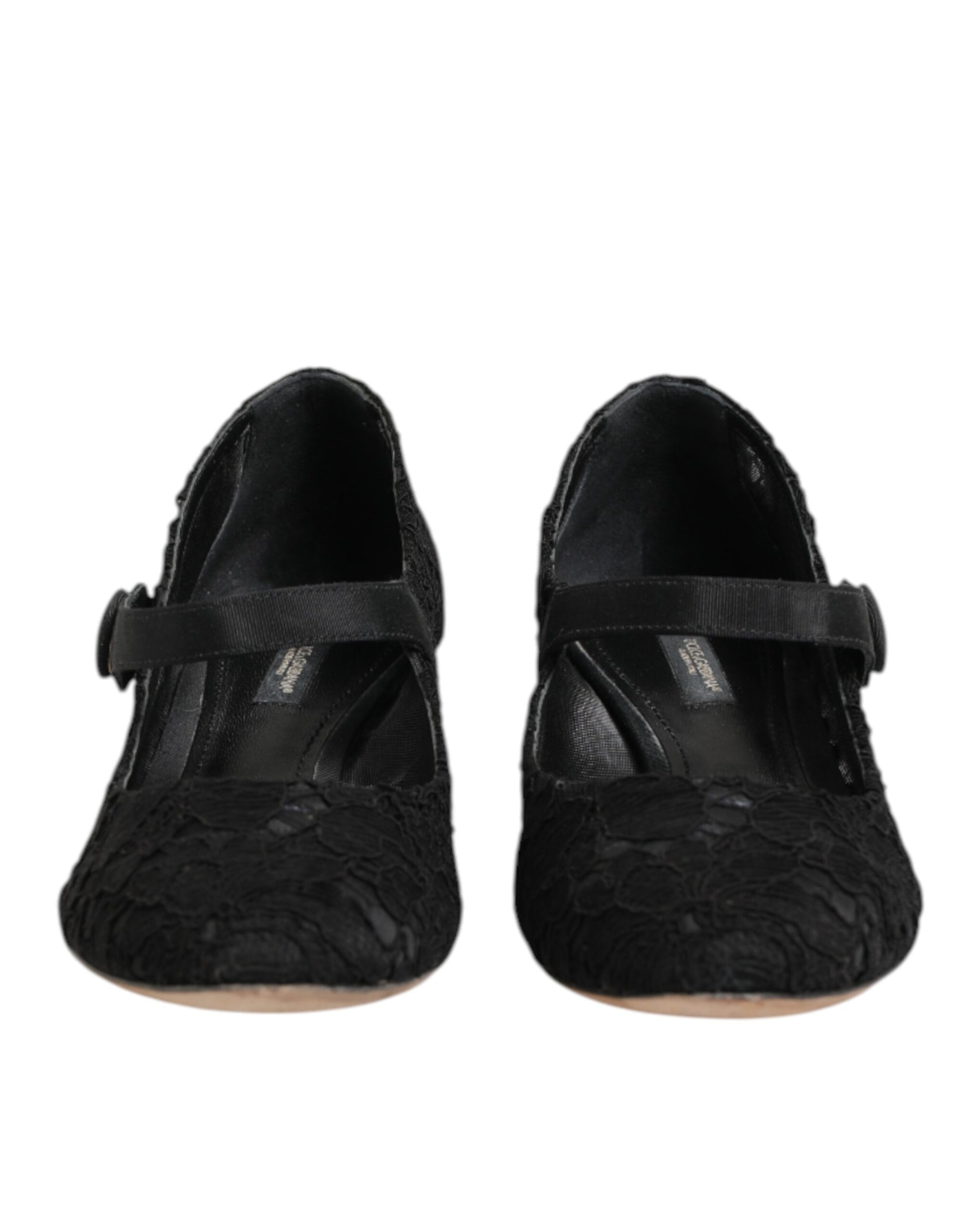 Black Vally Taormina Floral Lace Pumps Shoes