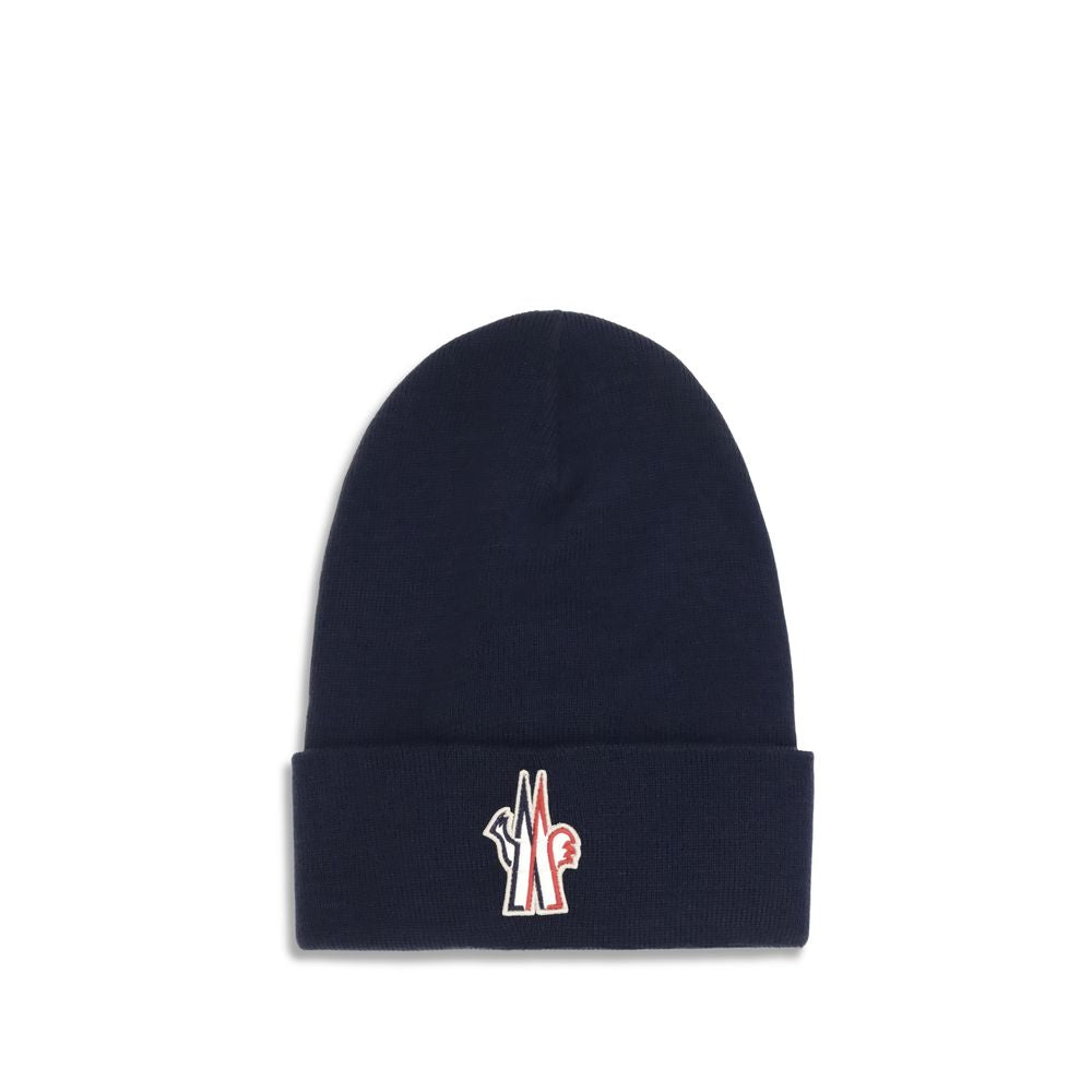 Blue Fleece Wool Beanie