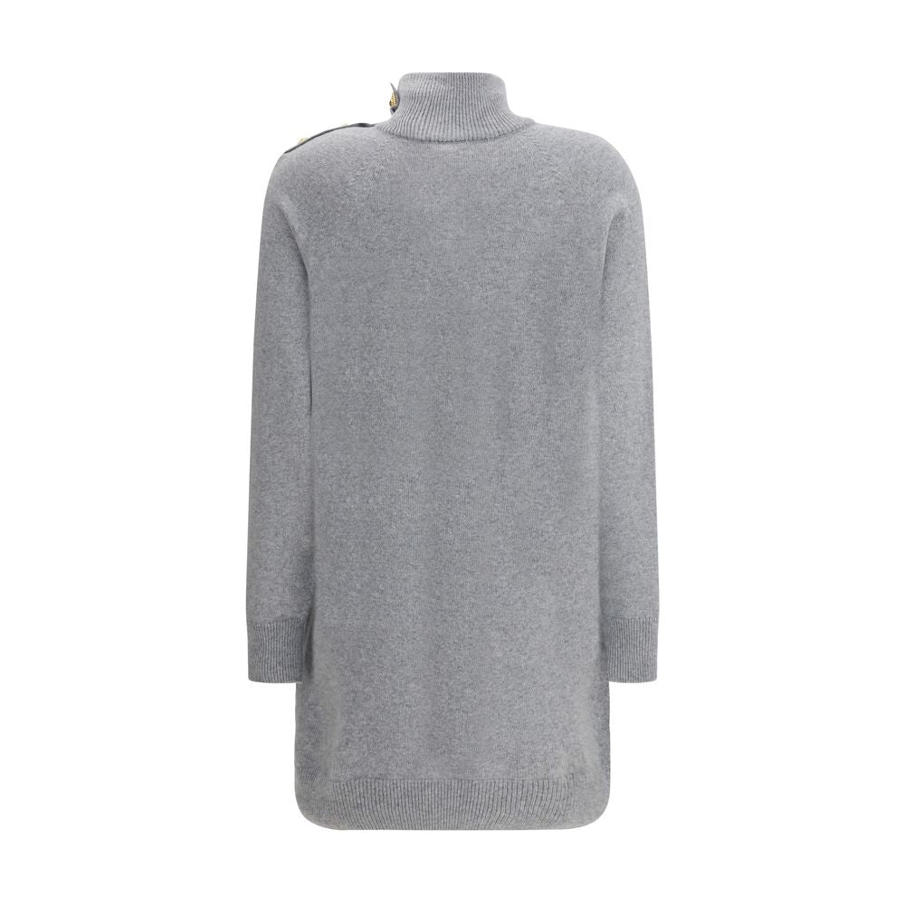 Gray Cashmere Casual Dress