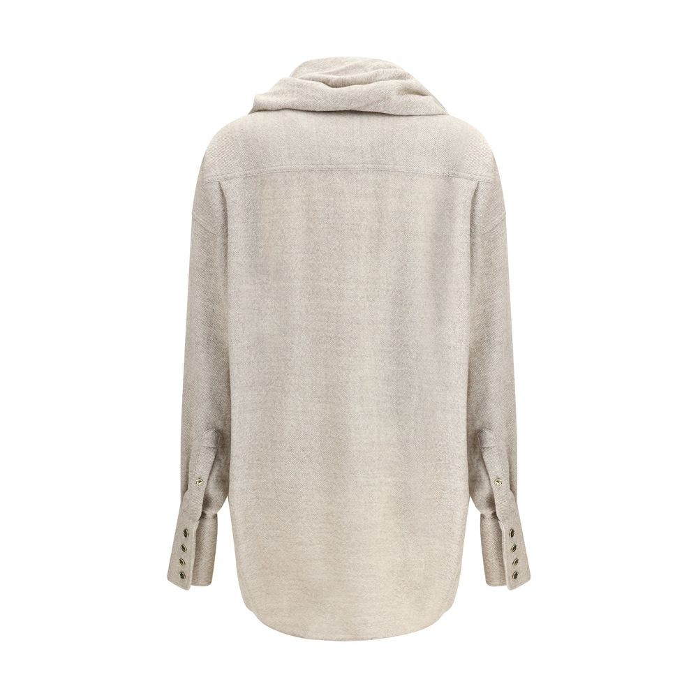 Georgia Shirt with detachable matching scarf