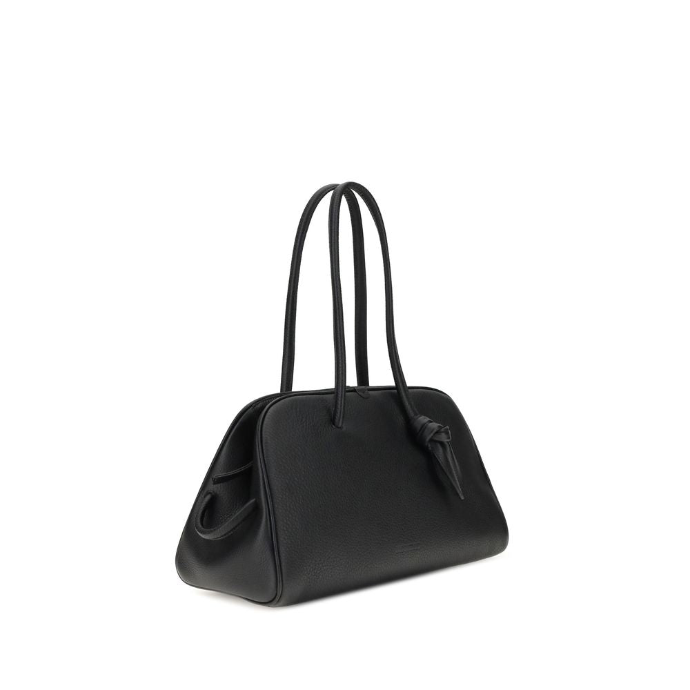 Black Calf Leather Bos Taurus Handbag