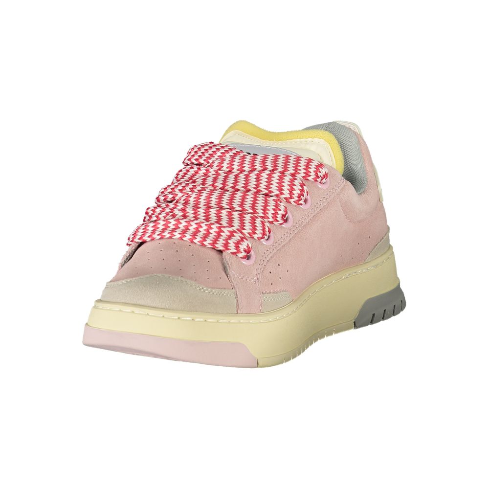 Pink Polyester Sneaker