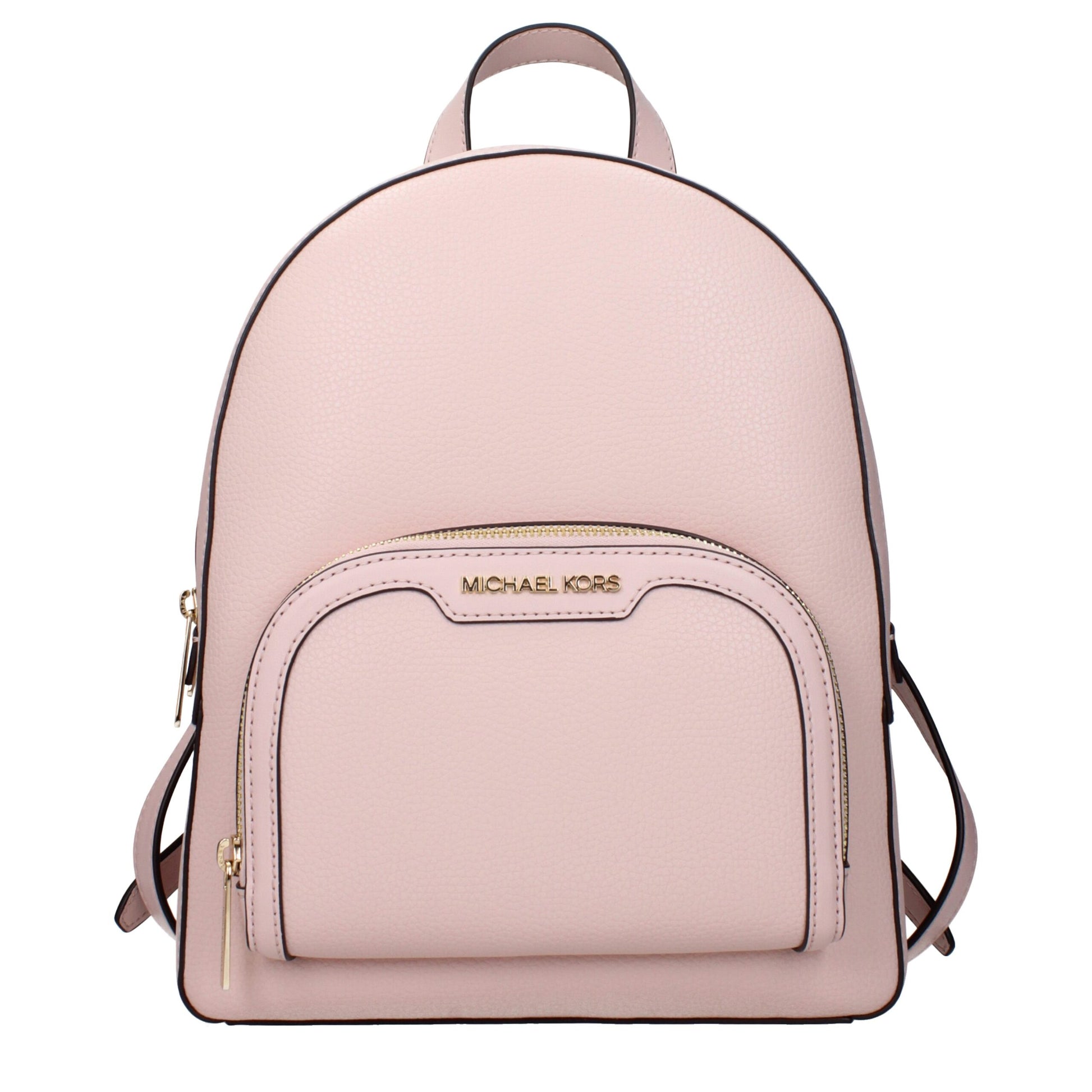 Pink Leather Backpack