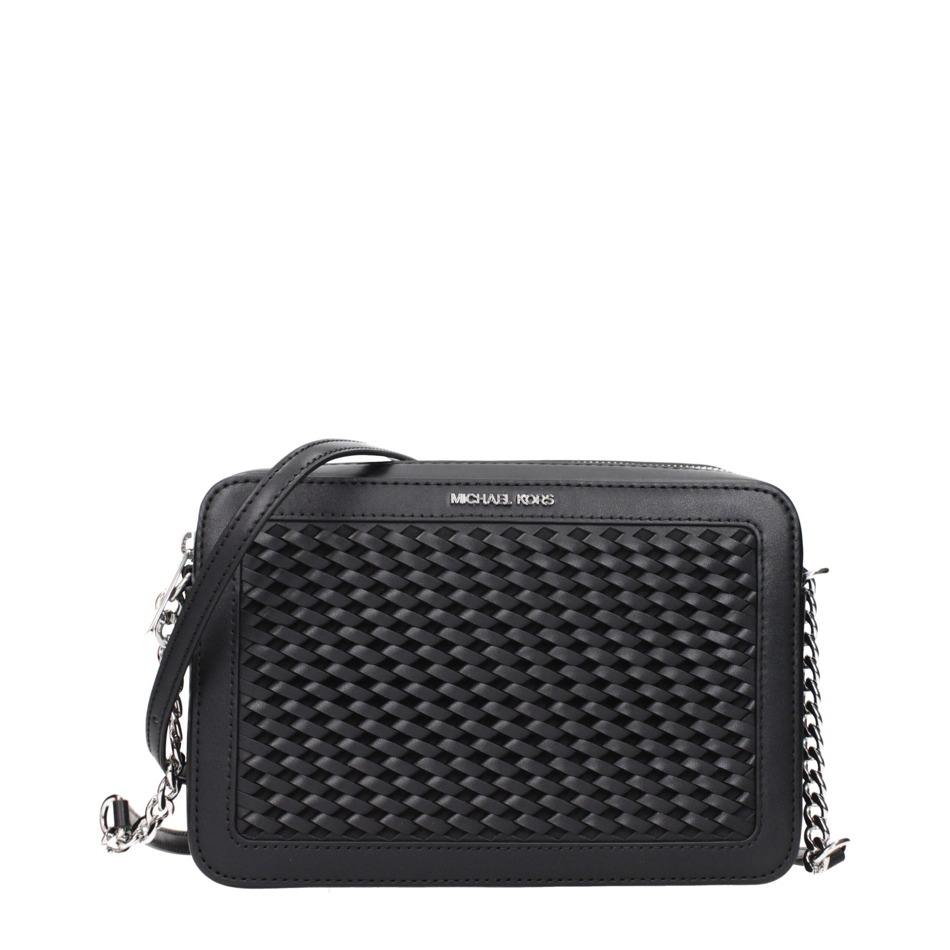 Black Leather Crossbody Bag