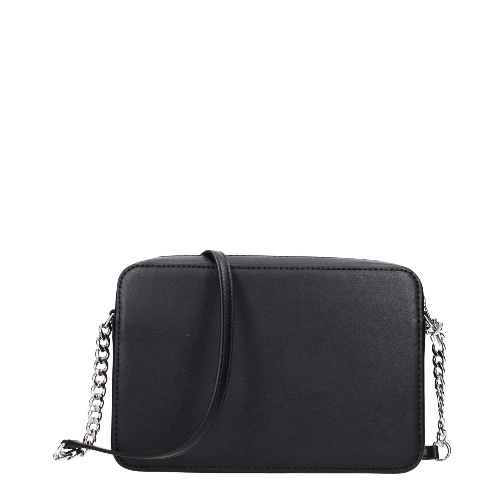 Black Leather Crossbody Bag
