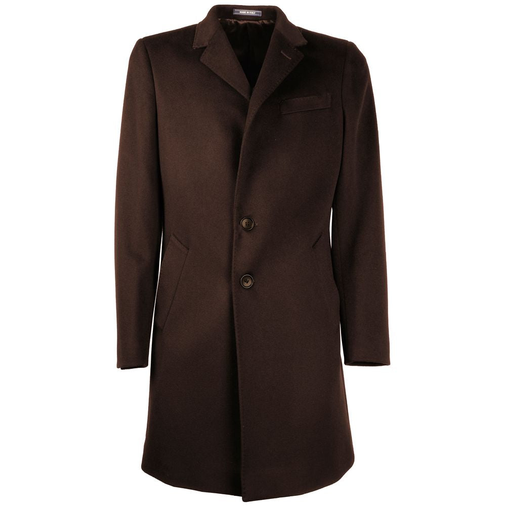 Brown Wool Men's Jacket