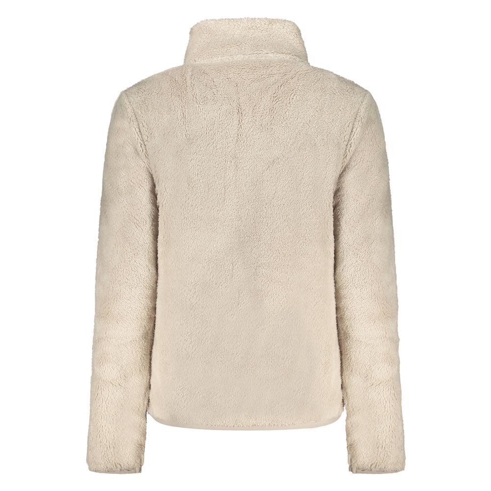 Beige Polyester Women Sweater