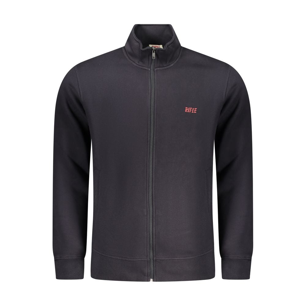 Blue Cotton Men Sweater