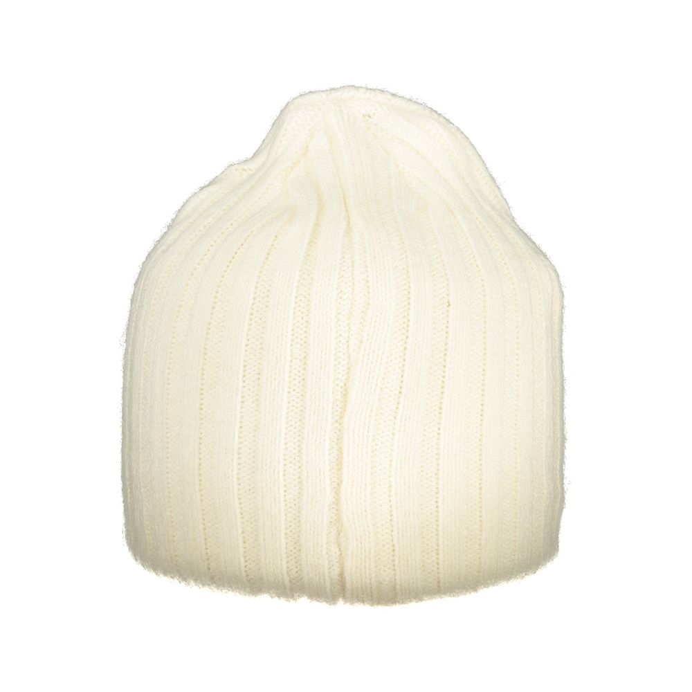 White Polyester Men Cap