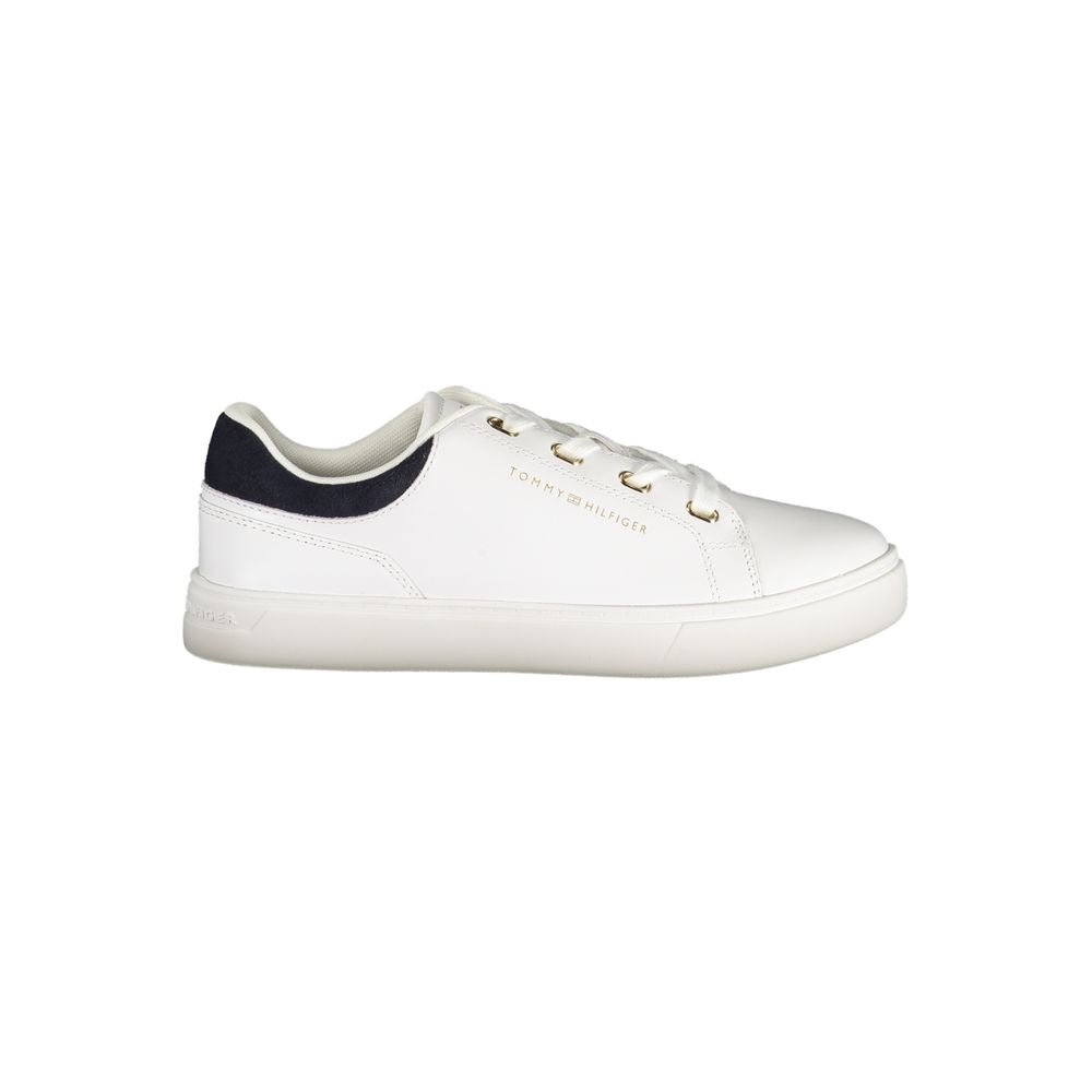 White Leather Women Sneaker