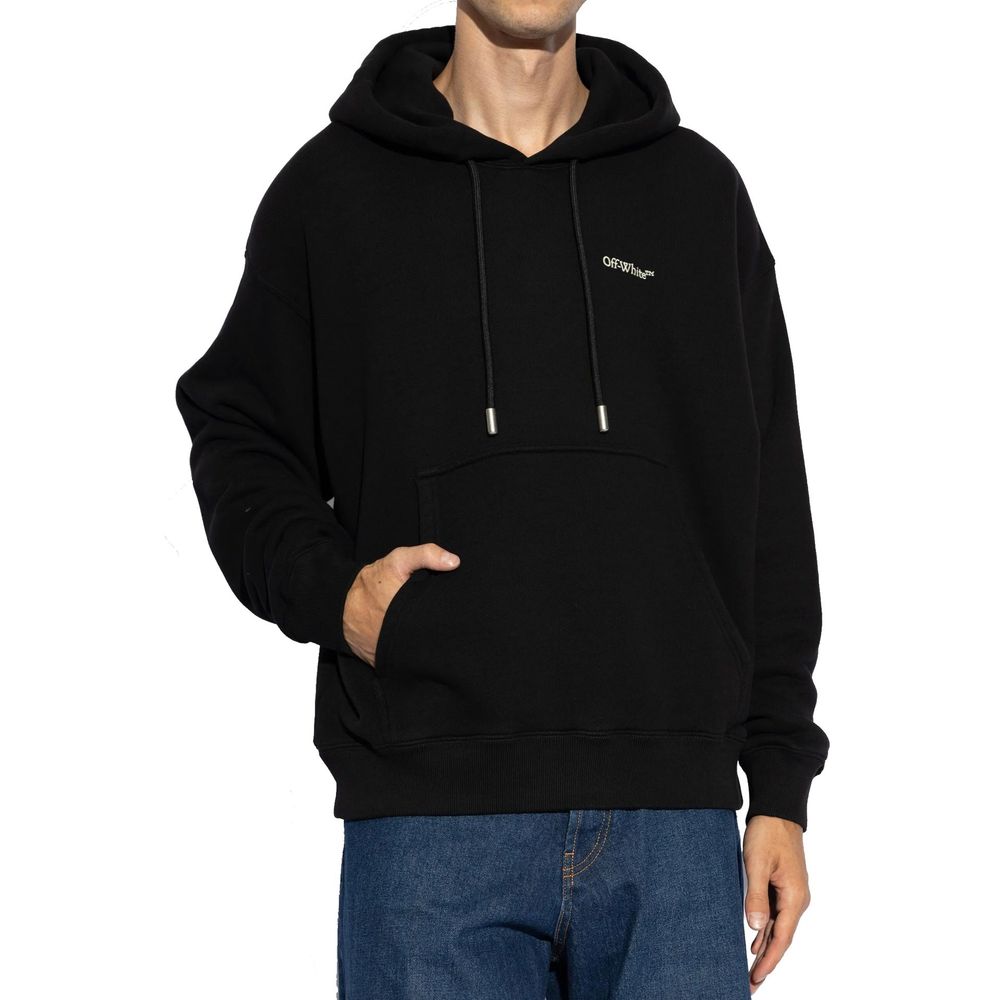 Black Cotton Sweatshirt