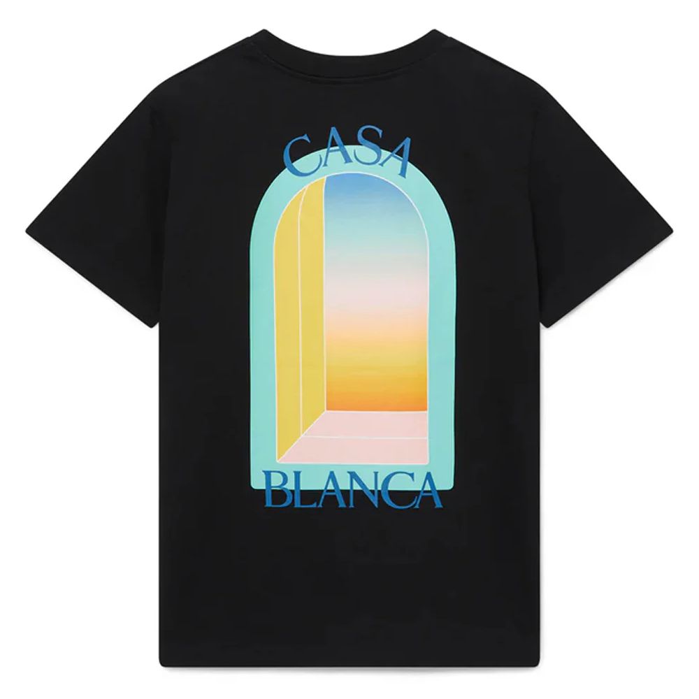 Black Cotton T-Shirt