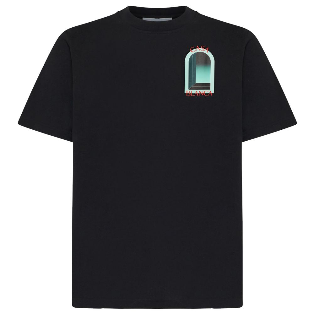 Black Cotton T-Shirt