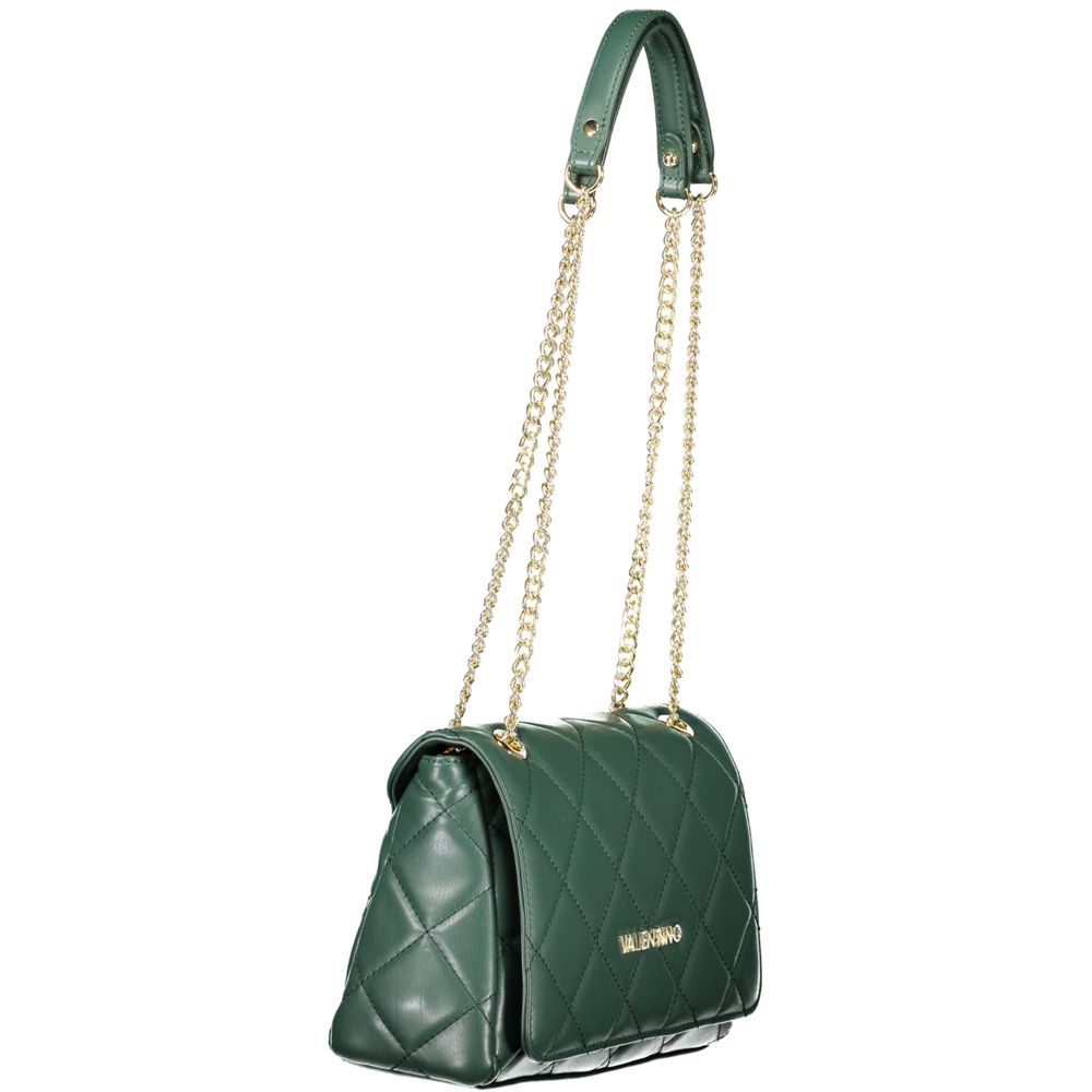 Green Polyethylene Women Handbag