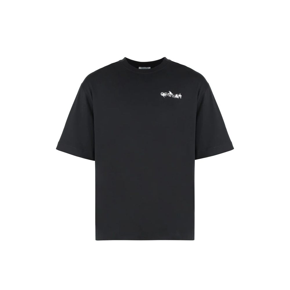 Black Cotton T-Shirt