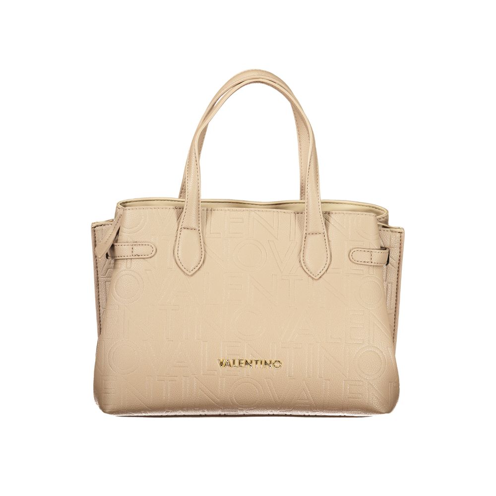 Brown Polyurethane Women's Bag