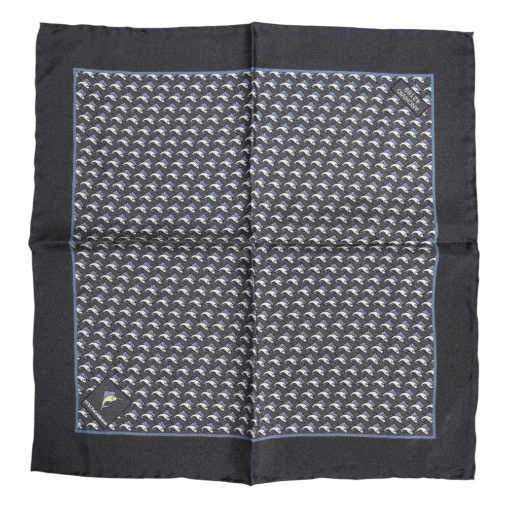 Black Silk Scarf