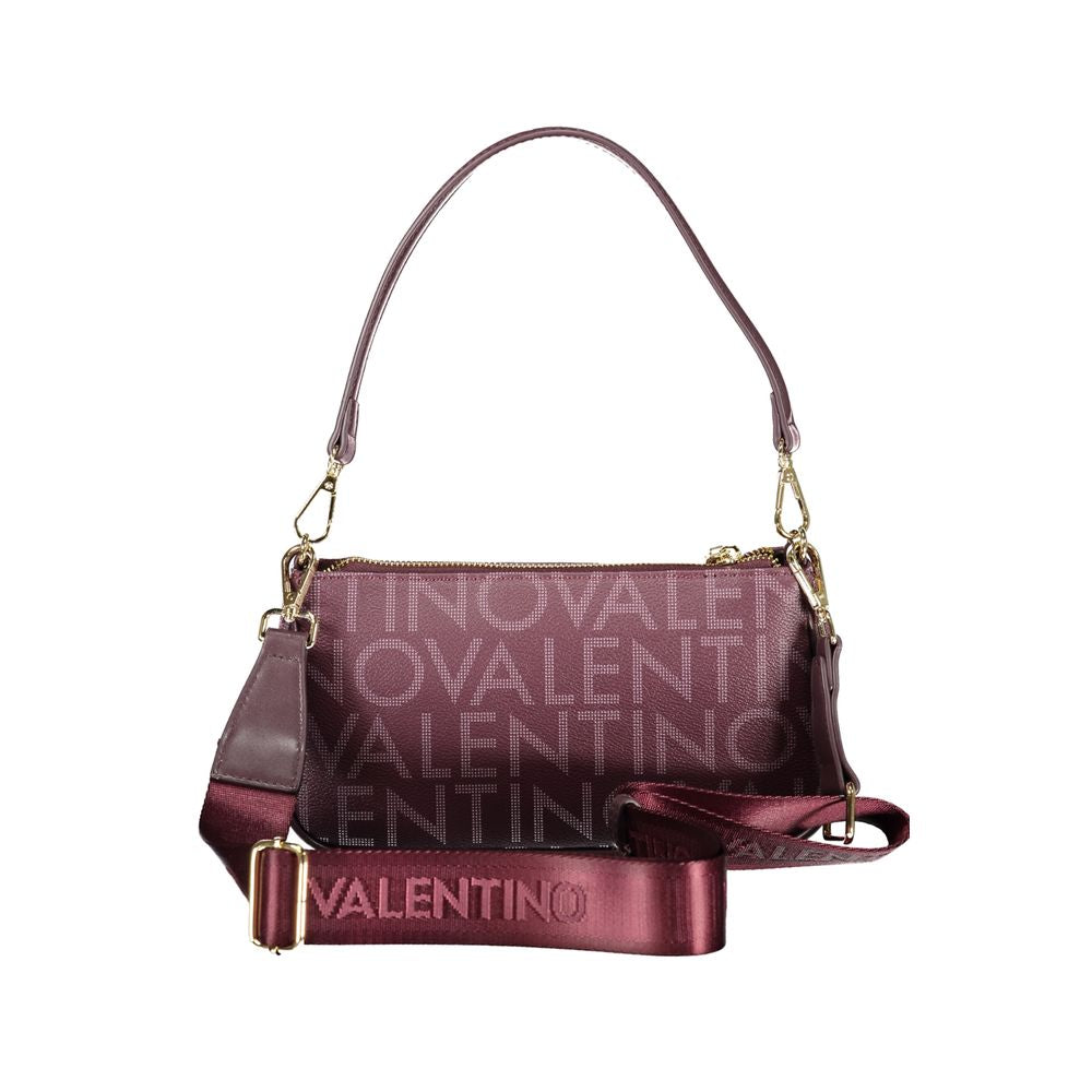 Rosso Polyurethane Women Handbag