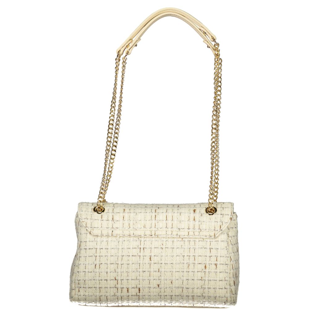 Bianco Polyester Women's Bag