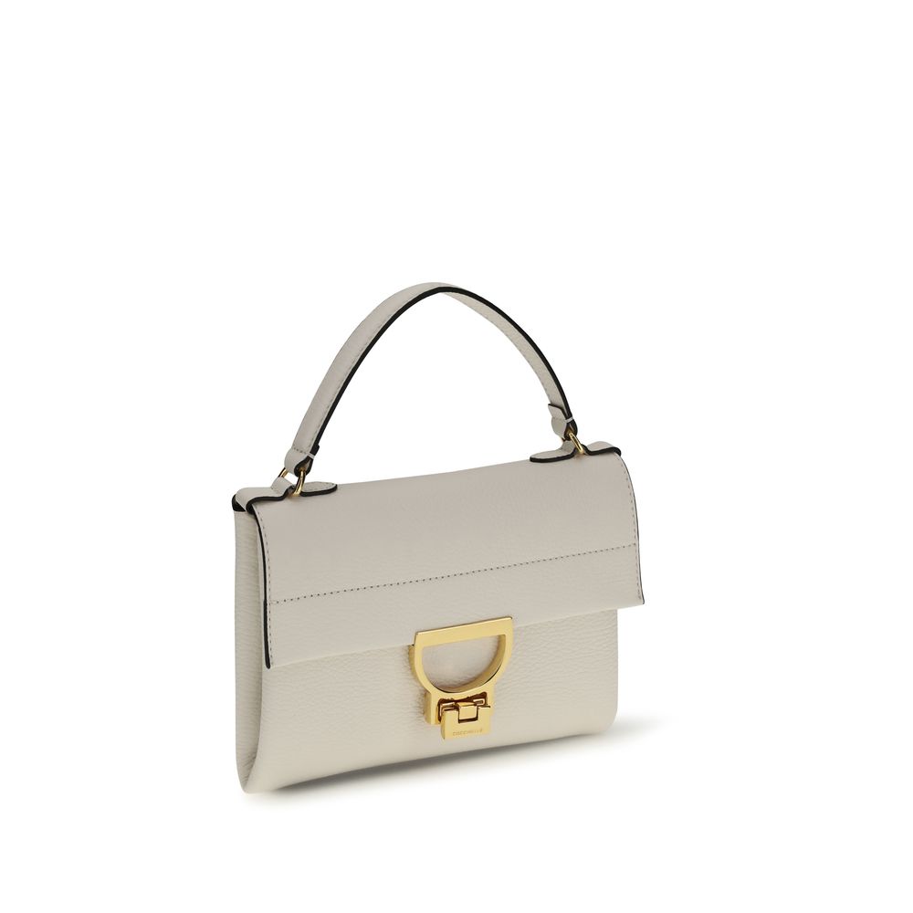 Beige Calf Leather Bos Taurus Handbag