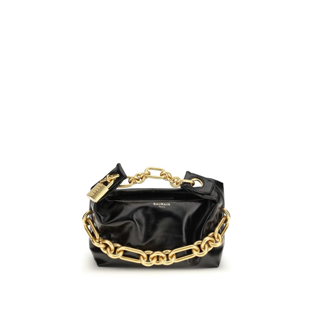 Black Calf Leather Bos Taurus Shoulder Bag